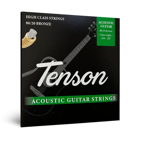 Tenson Bronze 80/20 western strings .010-.047, Extra Light
