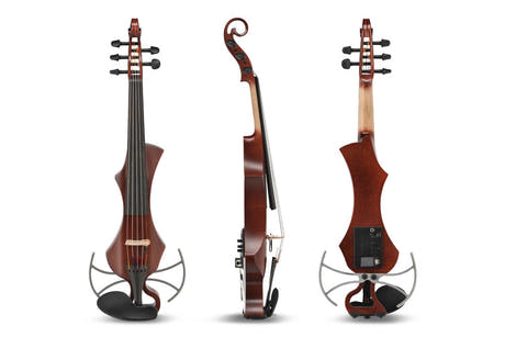 GEWA Novita 3.0 -sähköviulu, 5 strings, punaruskea