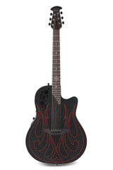 Ovation Elite Gus G. Signature Super Shallow 1868-GUS-G, Black satiini
