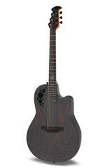 Ovation Elite Gus G. Signature Super Shallow 1868-GUS-G, Black satiini