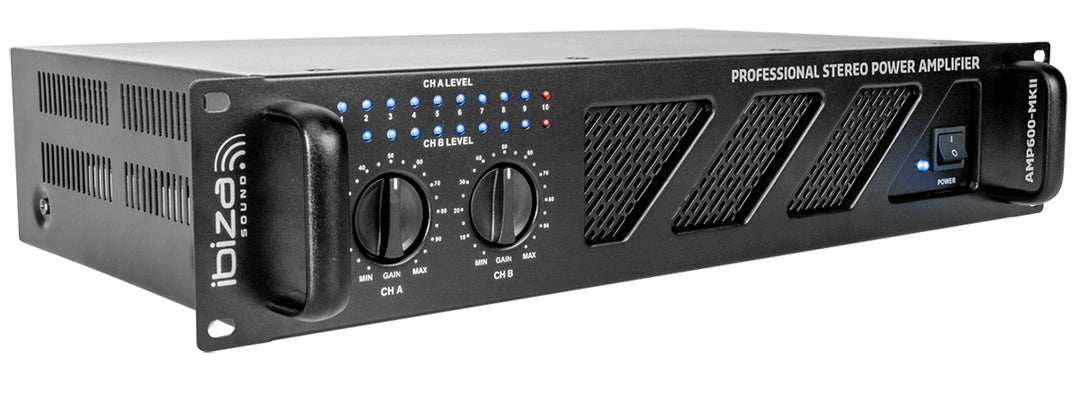 Ibiza AMP600-MKII - Tehovahvistin (2x480W)