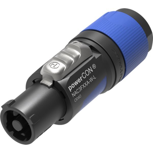 Neutrik NAC3FXXA-W-L Powercon Sininen (10-16mm)