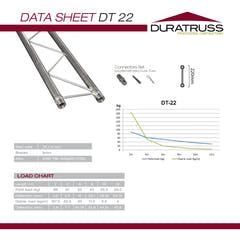 DuraTruss DT 22-100 1 metri suora
