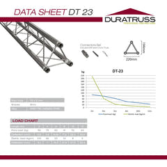 DuraTruss DT 23-T37V 3-tie pystysuora T-kappale ylös