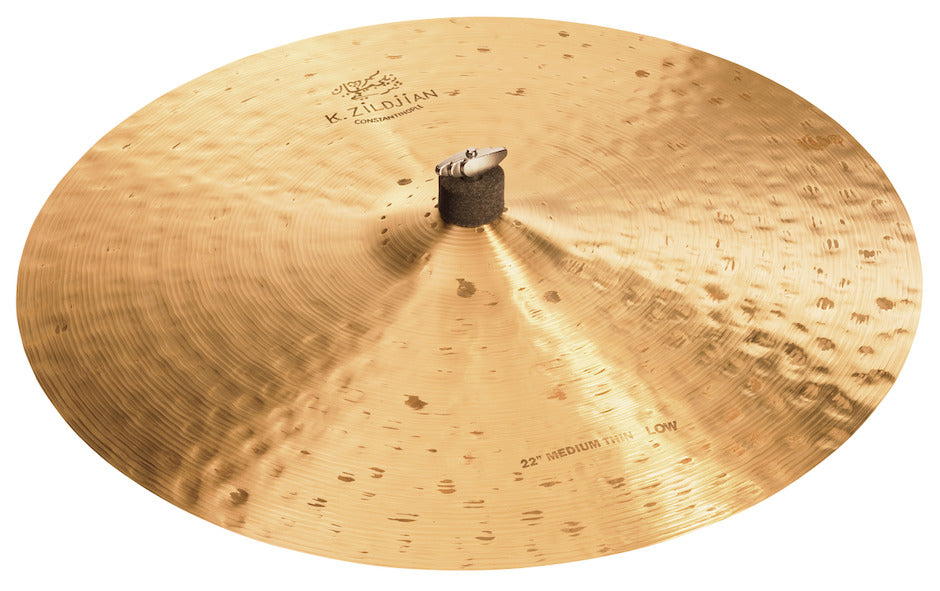Zildjian 22" K Konstantinopoli Medium Thin Low Rideback, keskikokoinen ja ohut