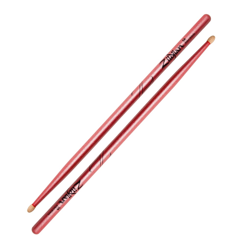 Zildjian 5A hikkori Chroma vaaleanpunainen