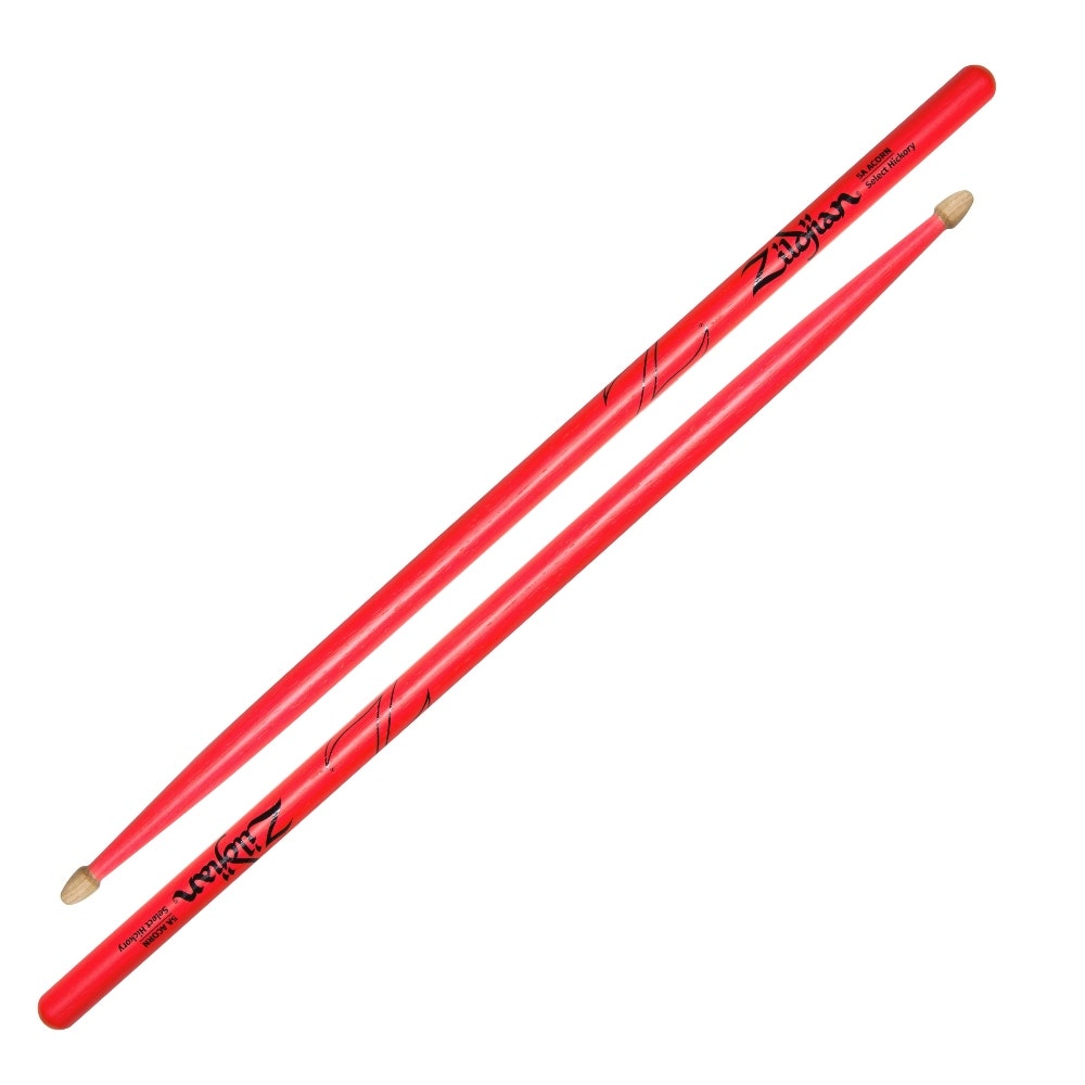 Zildjian 5A Acorn neonpinkki hikkori - puukärki
