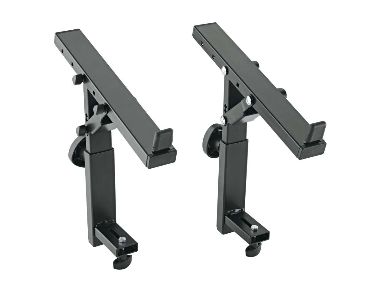 K&M 18822 Double Stacker Omega Kosketinsoittimet Telineelle (Musta)