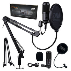 DNA USB Mikrotonit med Boom Arm og Popfilter