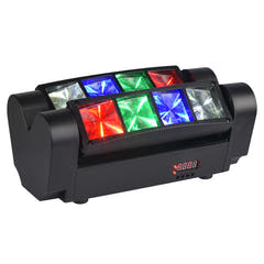 LIGHT4ME SPIDER MKII TURBO LED valotehoste 8x3W RGBW