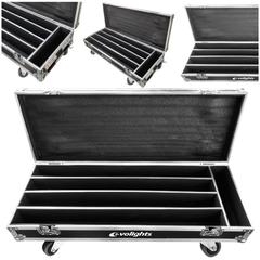 Flightcase 4 x Evolights Glaze Bar -tuotteelle
