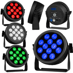 Light4Me Cree Alu Quad PAR 12 LED PAR 12x12W RGBW