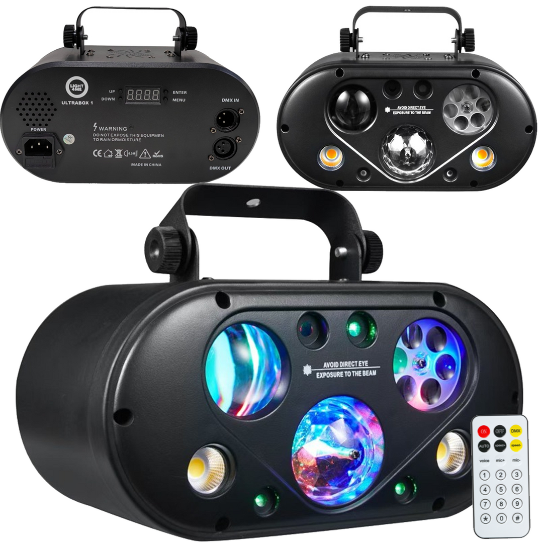 LIGHT4ME ULTRABOX 1 RGBA 6 LED moniefektilamppu