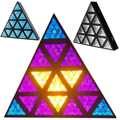 LIGHT4ME TRIANGIS LED valotehoste 64x2W RGBA akseli