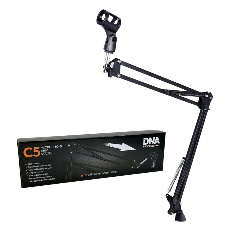DNA C5 -pöytämikrofoniteline puomivarrella
