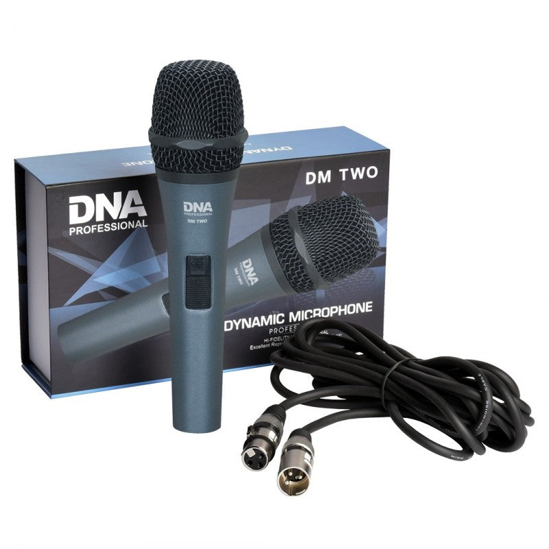 DNA DM TWO Dynaaminen Vokalimikrofoni med 5 m XLR-kaapeli
