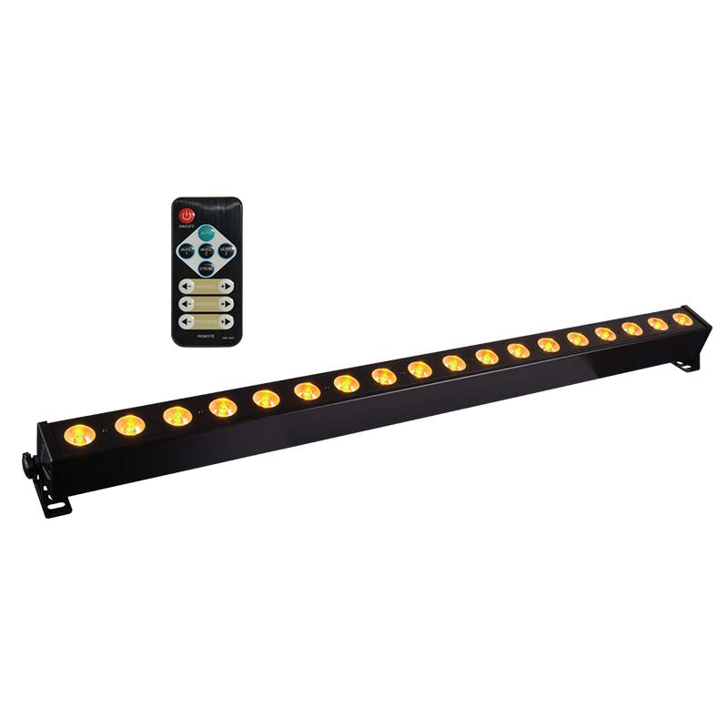LIGHT4ME PIXEL BAR 18 RGBW IR LED-bar + kaukosäädin
