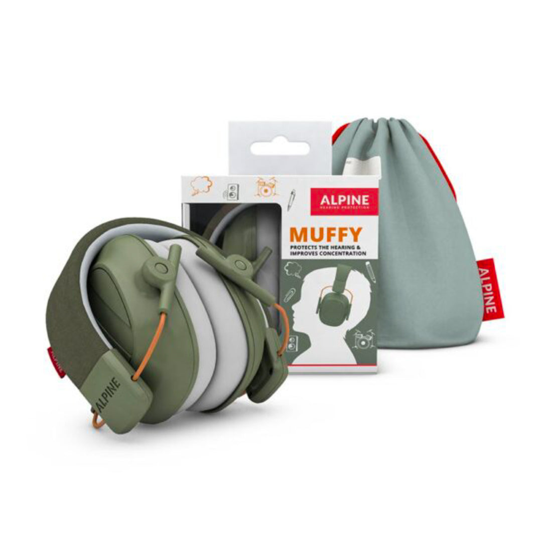 Alpine Muffy Mk2 Kuulosuojaimet lapsille (Vihreä)