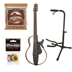 Yamaha SLG200S Silent Aloituspaketti (Translucent Black)