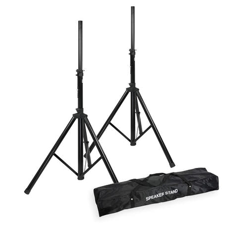 Kaiutintelineet laukulla Paketti (30kg, 1,80m)