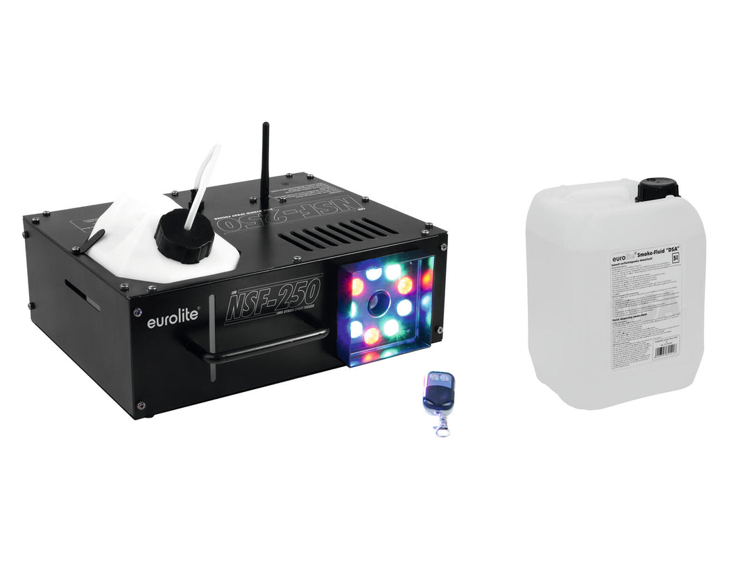 EUROLITE Setti NSF-250 + savuneste -DSA- 5 l
