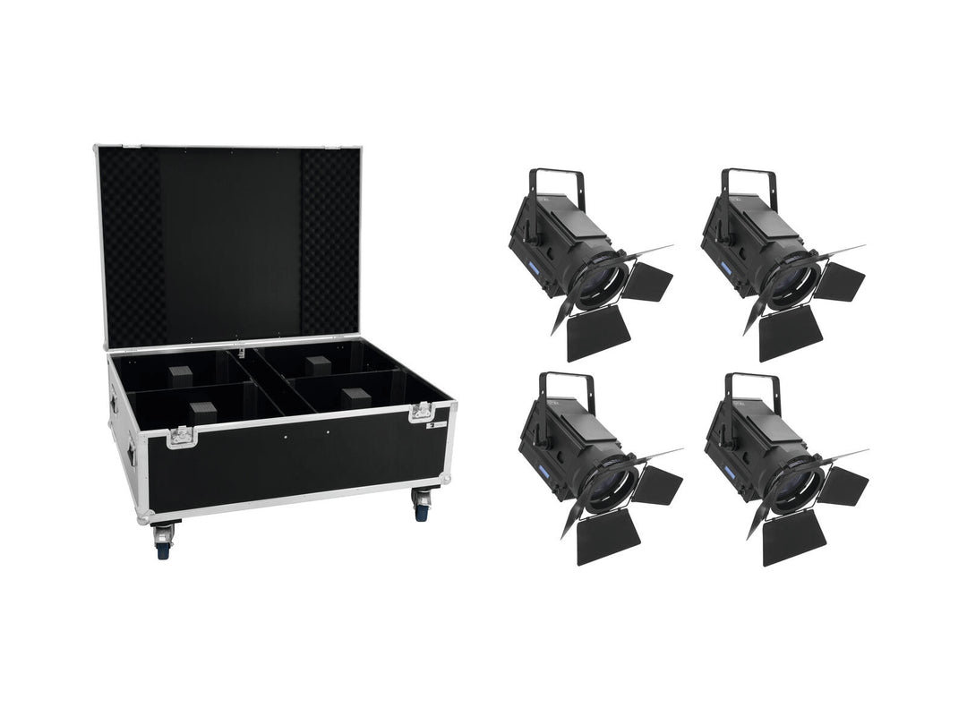 EUROLITE Setti 4x LED THA-250F + Kotelo