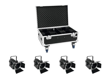 EUROLITE LED THA-40PC bk -sarja 4x + case