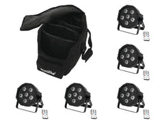 EUROLITE LED SLS-603 -sarja 5x + pehmeä laukku