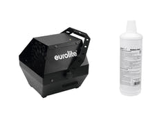 EUROLITE Set B-90 Saippuakone black + Bubble Fluid 1l