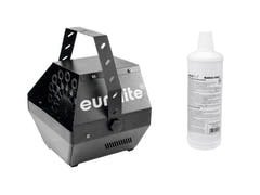 EUROLITE Set B-100 Saippuakone musta DMX + Bubble Fluid 1l