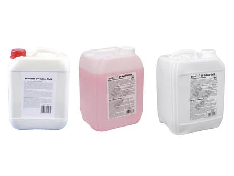 EUROLITE Setti 3x UV-kuplaneste 5l keltainen + punainen + sininen