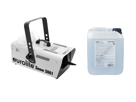 EUROLITE Setti Snow 5001 Snow Machine + Snow Fluid 5l