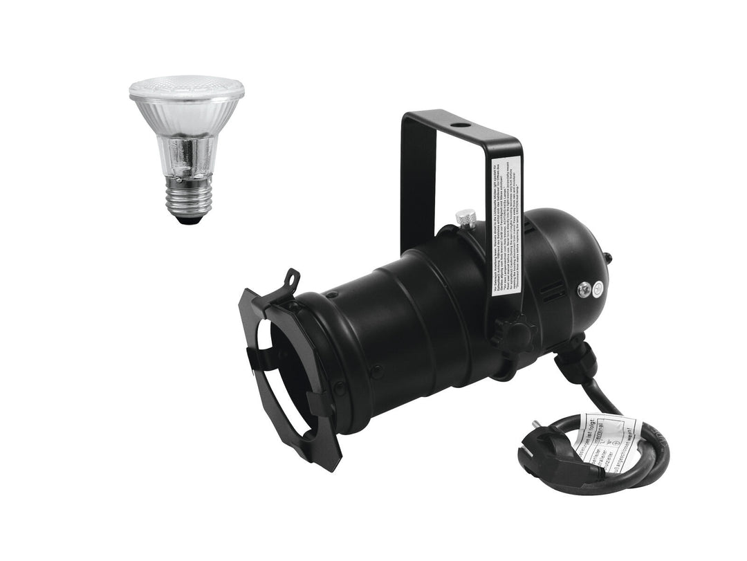EUROLITE Sarja PAR-20 Spot bk + PAR-20 230V SMD 6W E-27 LED 3000K
