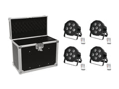 EUROLITE Setti 4x LED SLS-603 + laukku EC-SL4M koko M
