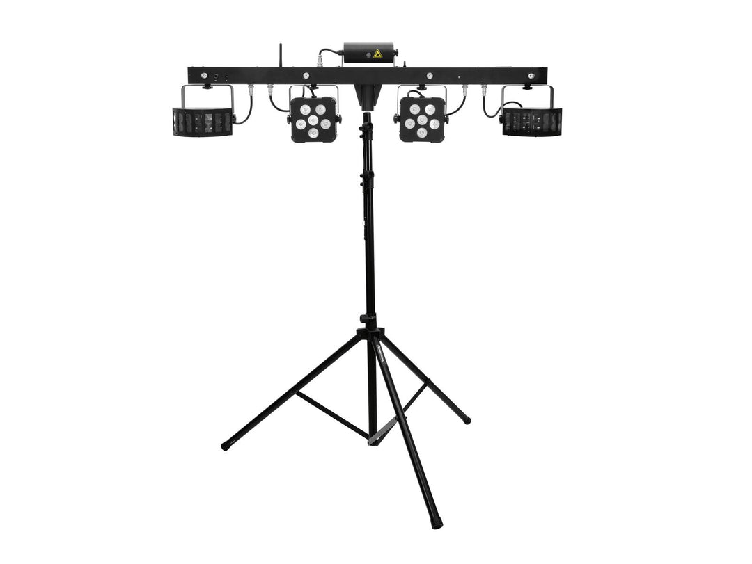 EUROLITE Setti LED KLS Laser Bar PRO FX Light Set + M-4 Speaker System Stand