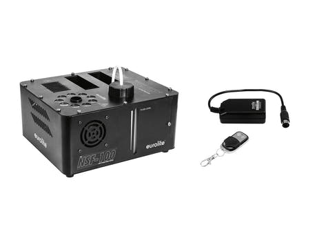 EUROLITE Set NSF-100 LED DMX Hybrid -sumugeneraattori + WRC-4 langaton kaukosäädin