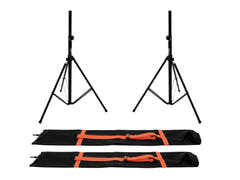 OMNITRONIC Set 2x BS-2 EU Kaiutinjalusta + 2x Kuljetuslaukku