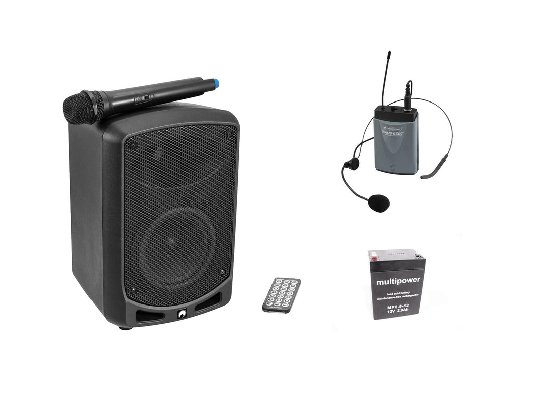 OMNITRONIC Set WAMS-65BT + Bodypack lähetin incl. headset + Akku
