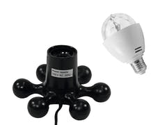 EUROLITE Set LED BC-1 RGB + Hexopus Base musta