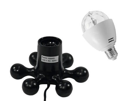 EUROLITE Set LED BC-1 RGB + Hexopus Base musta