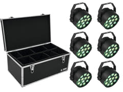EUROLITE Setti 6x LED PARty TCL Spot + Case TDV-1