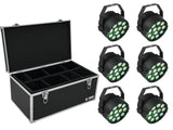 EUROLITE Set 6x LED PARty TCL Spot + Case TDV-1