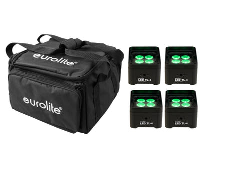 EUROLITE Set 4x LED TL-4 Trusslight + pehmeä laukku