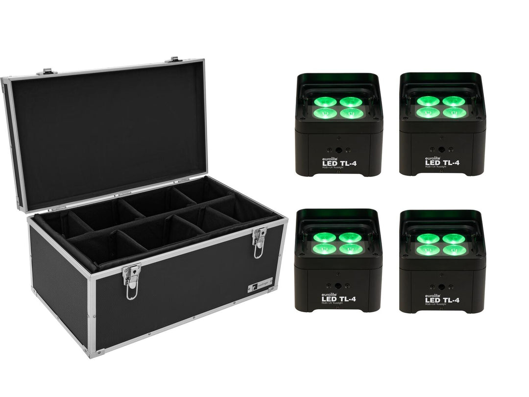 EUROLITE Set 4x LED TL-4 Trusslight + kotelo