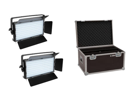 EUROLITE Set 2x LED PLL-480 CW/WW Paneeli + Case