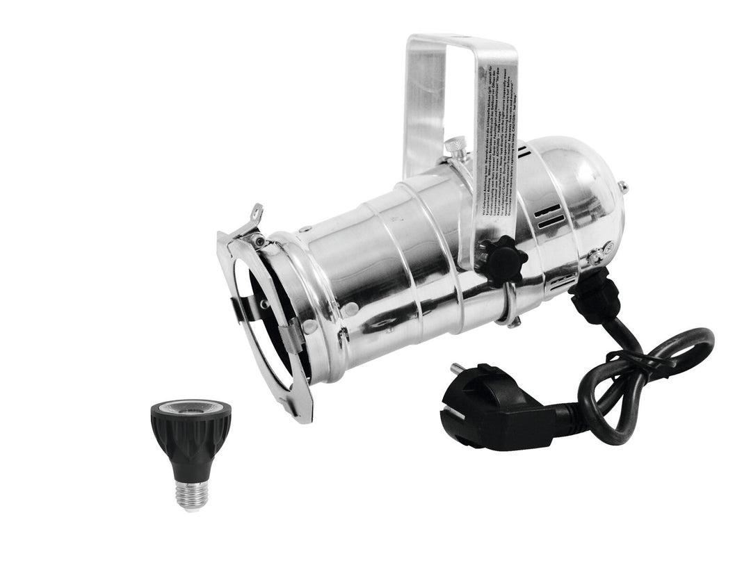 EUROLITE Setti PAR-20 Spot sil + PAR-20 230V COB 6W E-27 LED 1800-3000K dim2warm