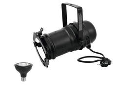 EUROLITE Setti PAR-30 Spot bk + PAR-30 230V COB 12W E-27 LED 1800-3000K dim2warm