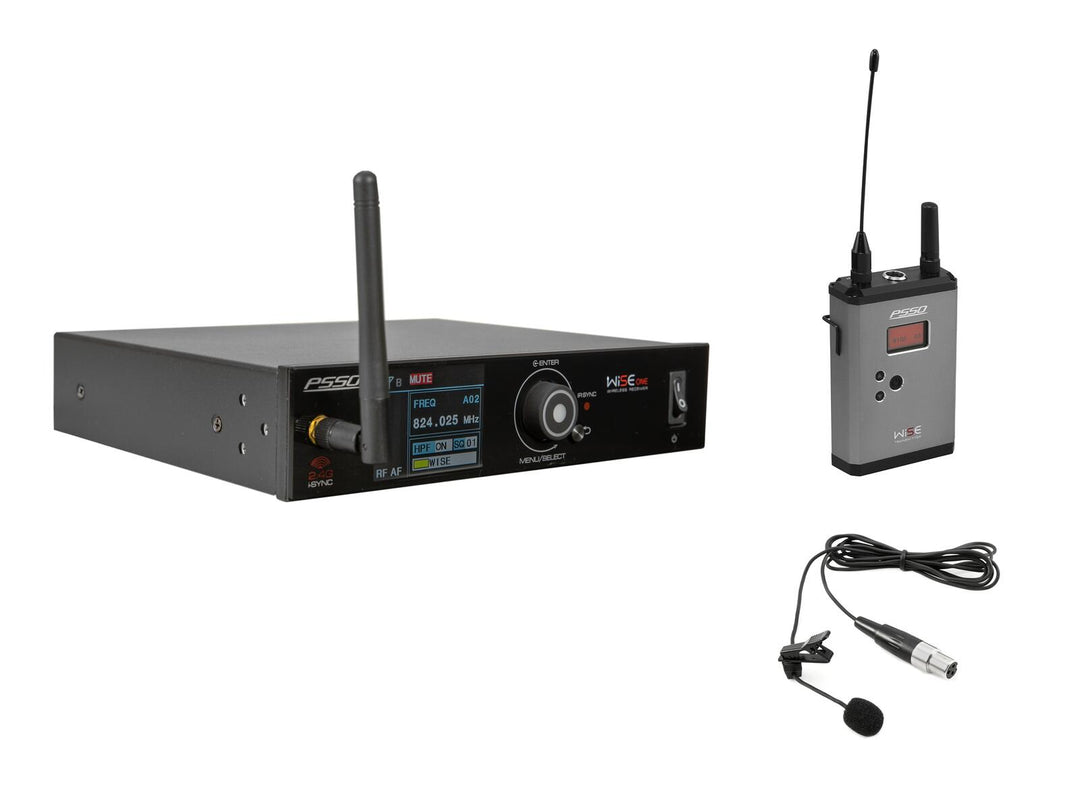 PSSO setti WISE ONE + BP + Lavalier 823-832/863-865MHz