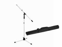 OMNITRONIC Set Microphone Tripod MS-1W with Boom valkoinen + Bag