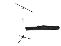 OMNITRONIC Set Mikrofonitolppa MS-2 varrellinen bk + Bag